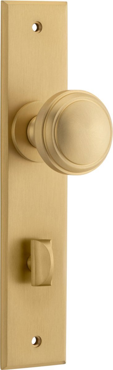 Paddington Knob - Chamfered Backplate - Entry - Point - 10831P85 - Iver