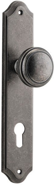Paddington Knob - Shouldered Backplate - Entry - Point - 13826E85 - Iver