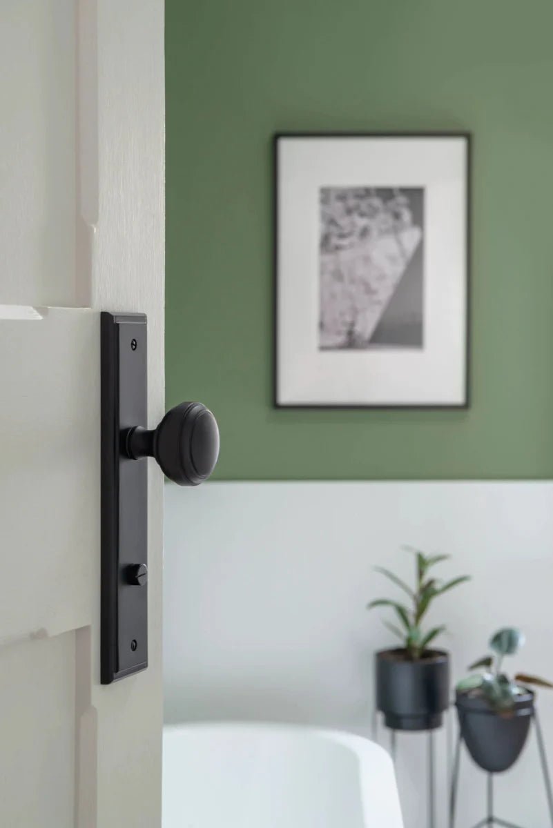 Paddington Knob - Stepped Backplate - Entry - Point - 10338 - Iver