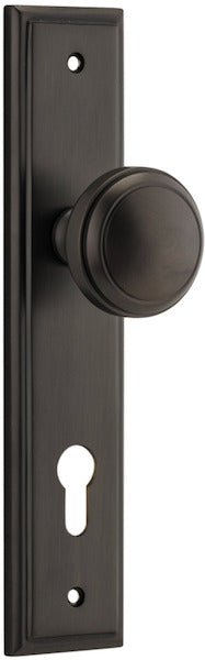 Paddington Knob - Stepped Backplate - Entry - Point - 11838E85 - Iver