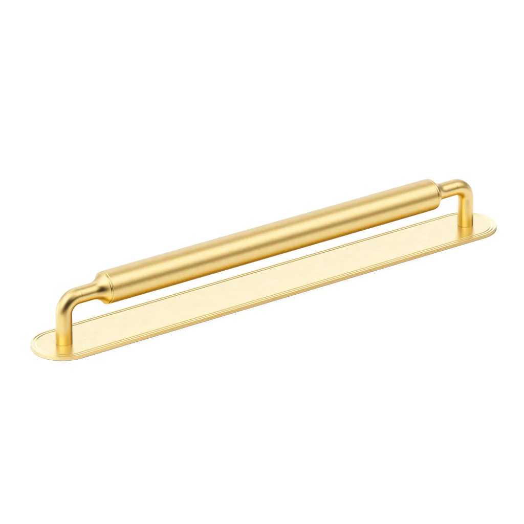 Barwick Plain Appliance Pull with Backplate By Armac Martin