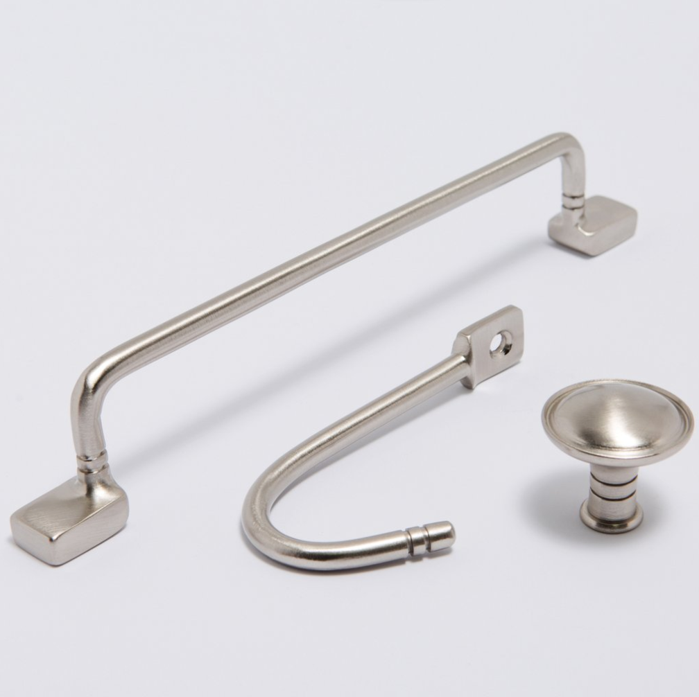 Sydney Knob - Satin Nickel by Hepburn