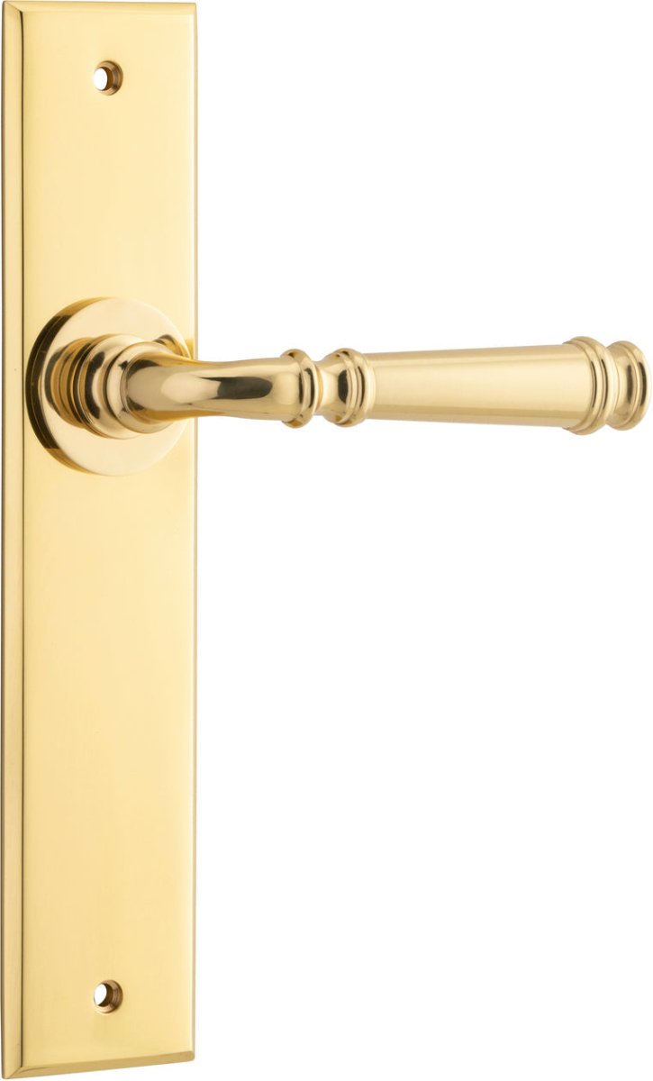 Verona Lever - Chamfered Backplate - Entry - Point - 10286 - Iver