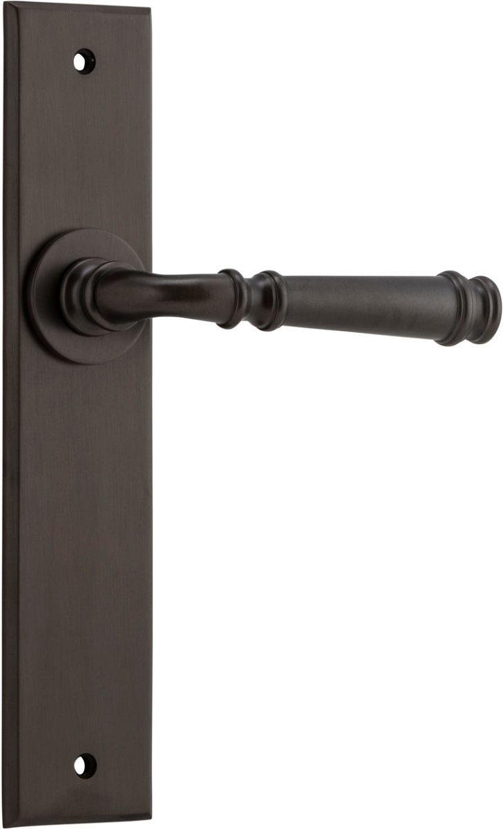 Verona Lever - Chamfered Backplate - Entry - Point - 10786 - Iver
