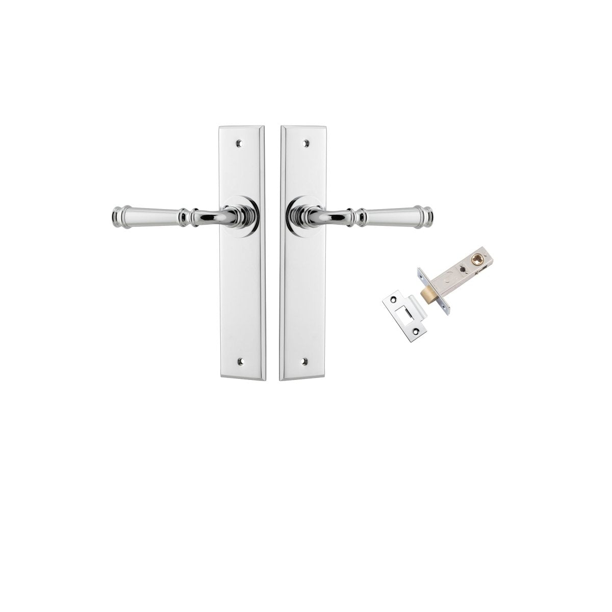 Verona Lever - Chamfered Backplate - Entry - Point - 11786KPASS60 - Iver
