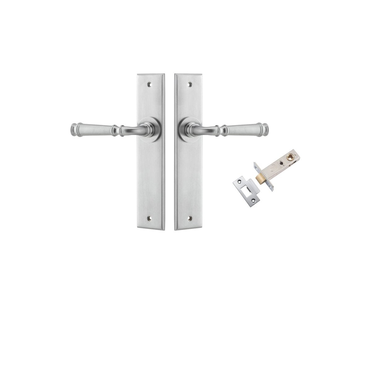 Verona Lever - Chamfered Backplate - Entry - Point - 12286KPASS60 - Iver
