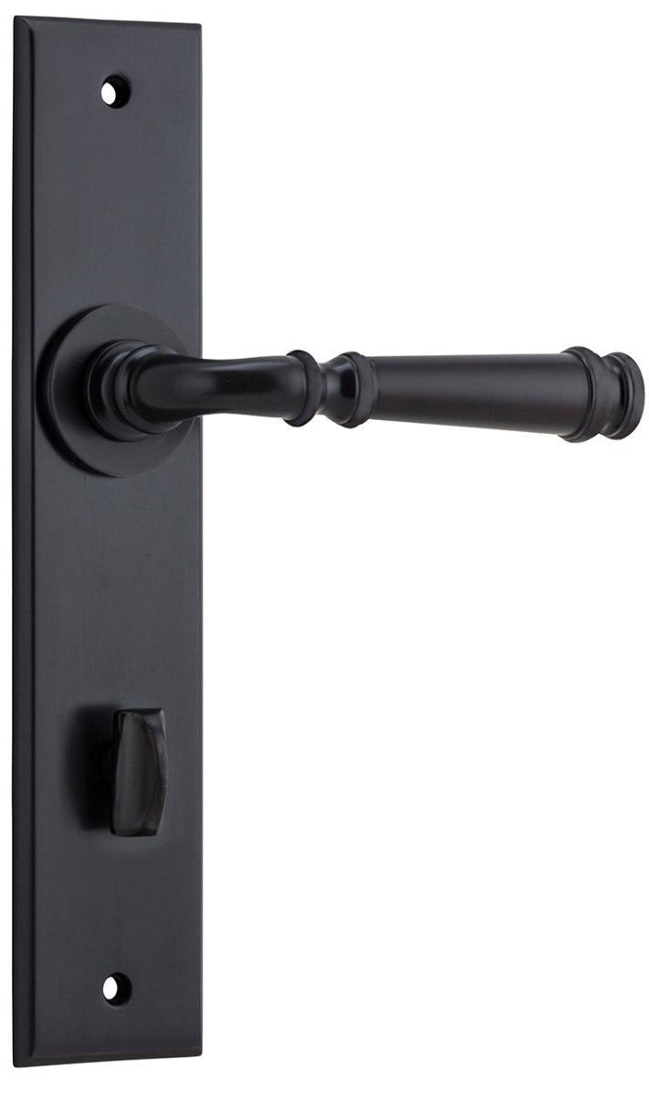 Verona Lever - Chamfered Backplate - Entry - Point - 12786P85 - Iver