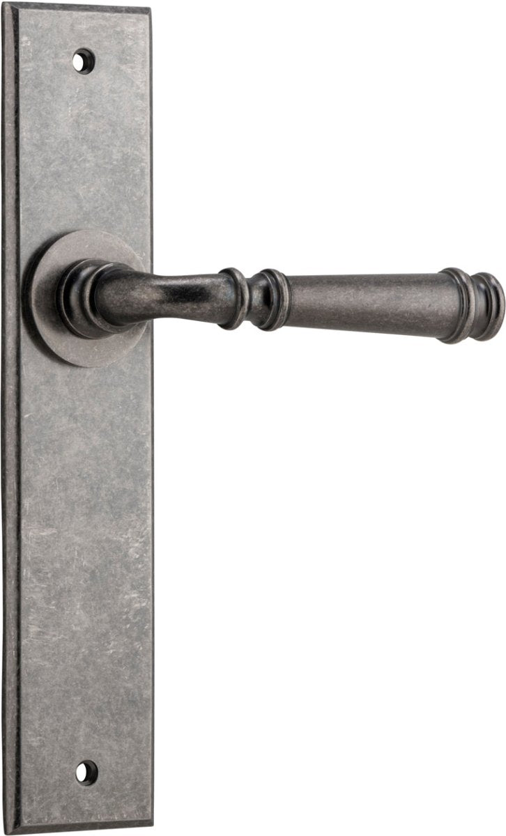 Verona Lever - Chamfered Backplate - Entry - Point - 13786 - Iver