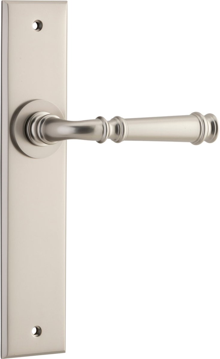 Verona Lever - Chamfered Backplate - Entry - Point - 14786 - Iver