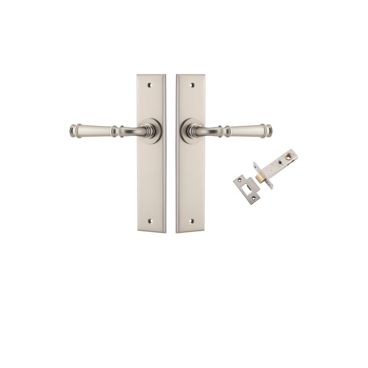 Verona Lever - Chamfered Backplate - Entry - Point - 14786KPASS60 - Iver