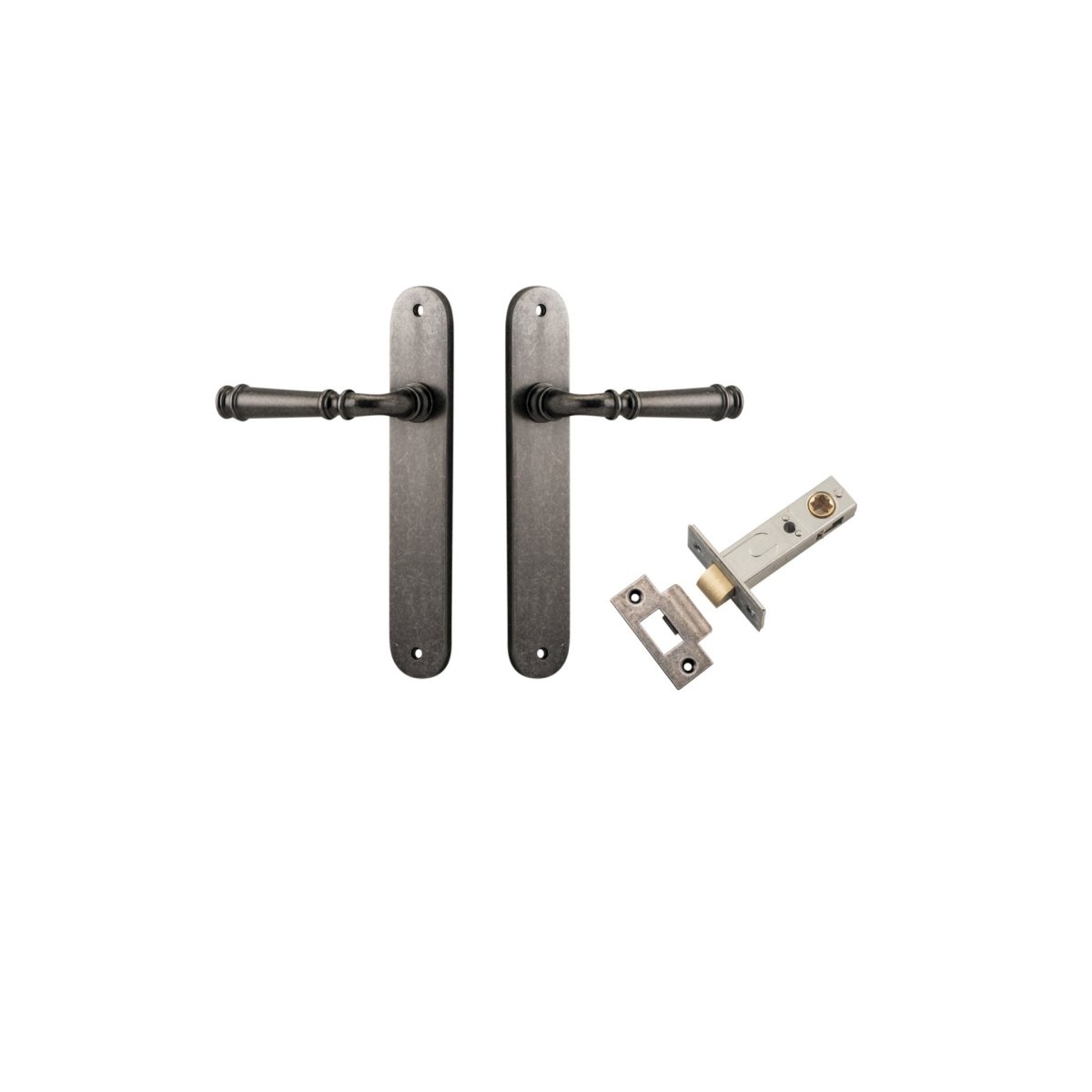 Verona Lever - Oval Backplate - Entry - Point - 13730KPASS60 - Iver