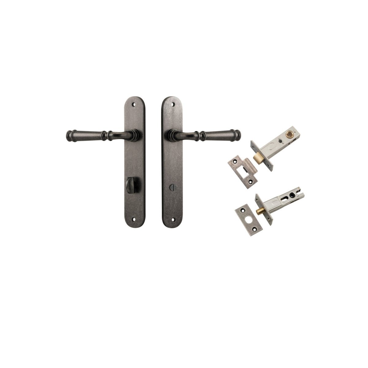 Verona Lever - Oval Backplate - Entry - Point - 13730KPRIV60 - Iver