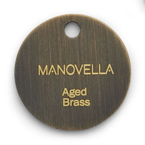 Solid Brass Colour Sample - Various Finishes - Manovella