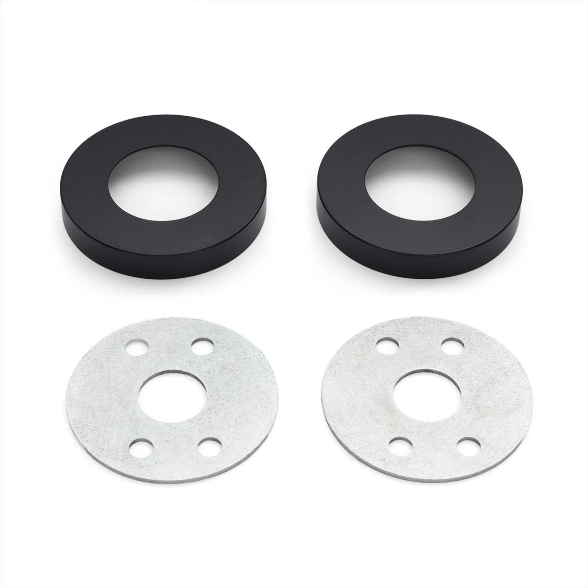 Matt Black Large Rose Adaptor Kit - 65mm Diameter (Solid Brass) - Manovella