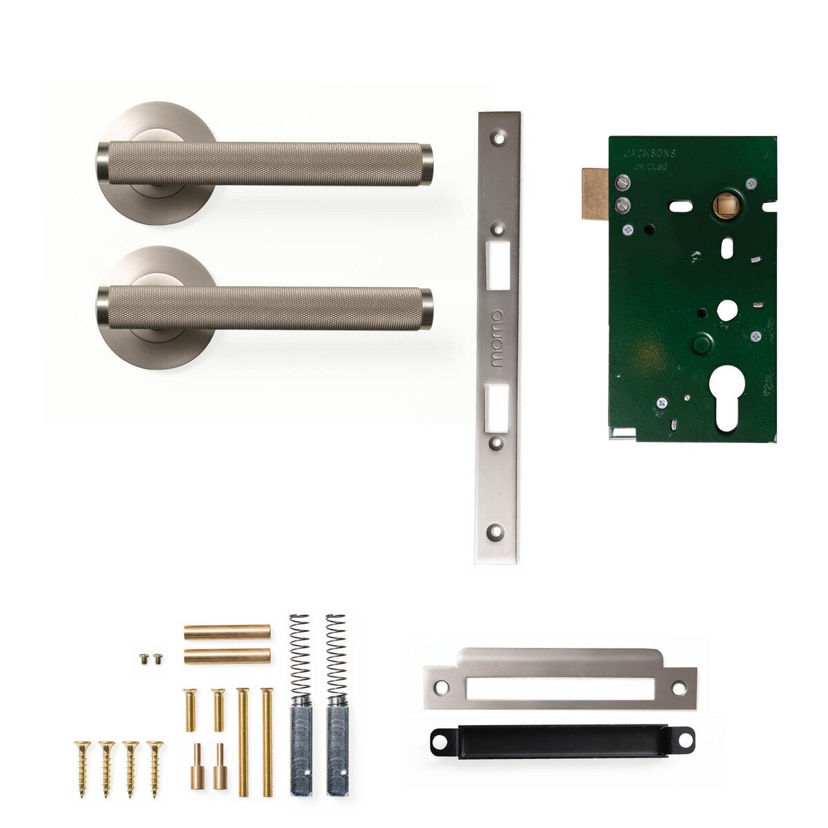 Momo Bellevue Knurled - Solid Brass Handle Sets