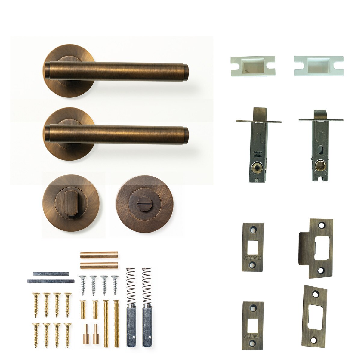 Momo Bellevue Plain - Solid Brass Handle Sets