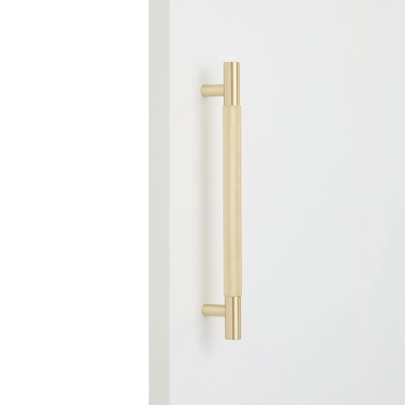 Brushed Brass Knurled Appliance/Door Pull - Charmian - Manovella
