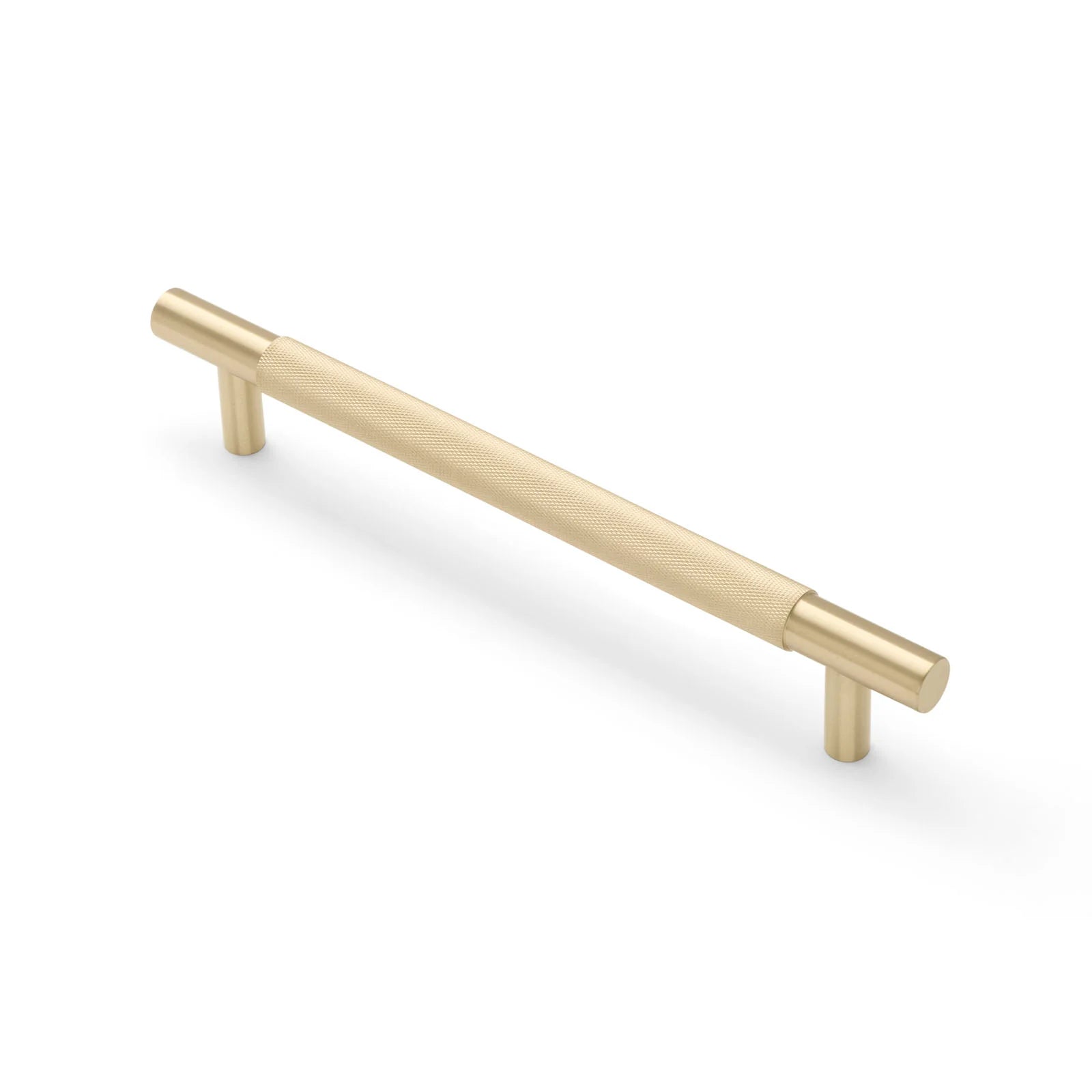 Brushed Brass Knurled Appliance/Door Pull - Charmian - Manovella