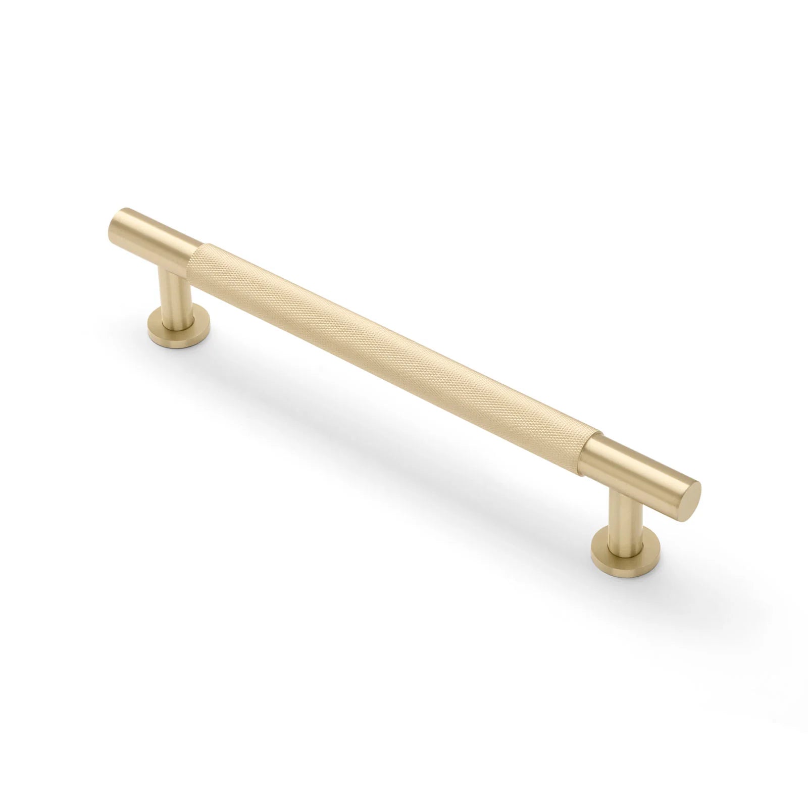 Brushed Brass Knurled Appliance/Door Pull - Charmian - Manovella