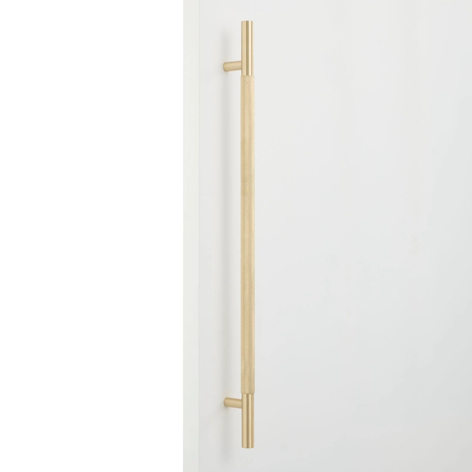 Brushed Brass Knurled Appliance/Door Pull - Charmian - Manovella