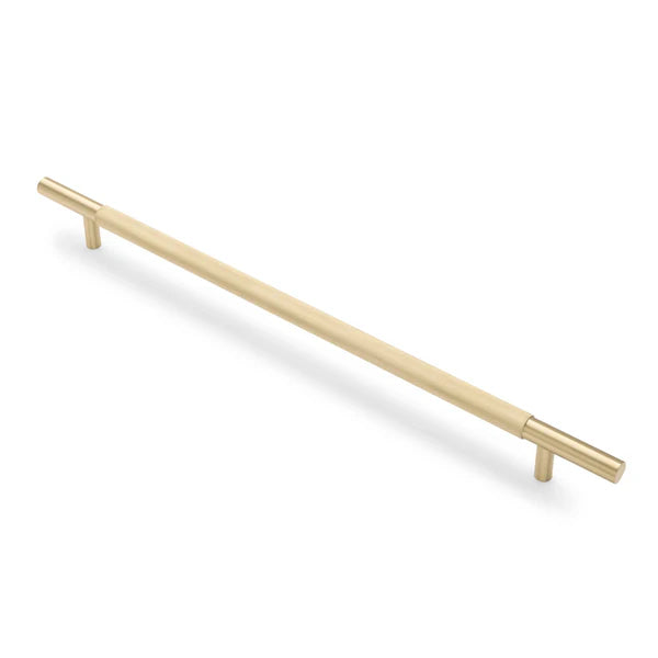 Brushed Brass Knurled Appliance/Door Pull - Charmian - Manovella