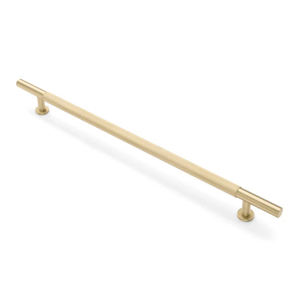 Brushed Brass Knurled Appliance/Door Pull - Charmian - Manovella