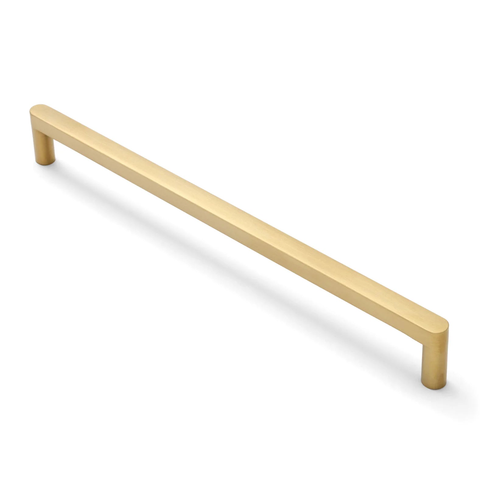 Brushed Brass PVD Straight Profile Cabinet Pull - Clio - Manovella