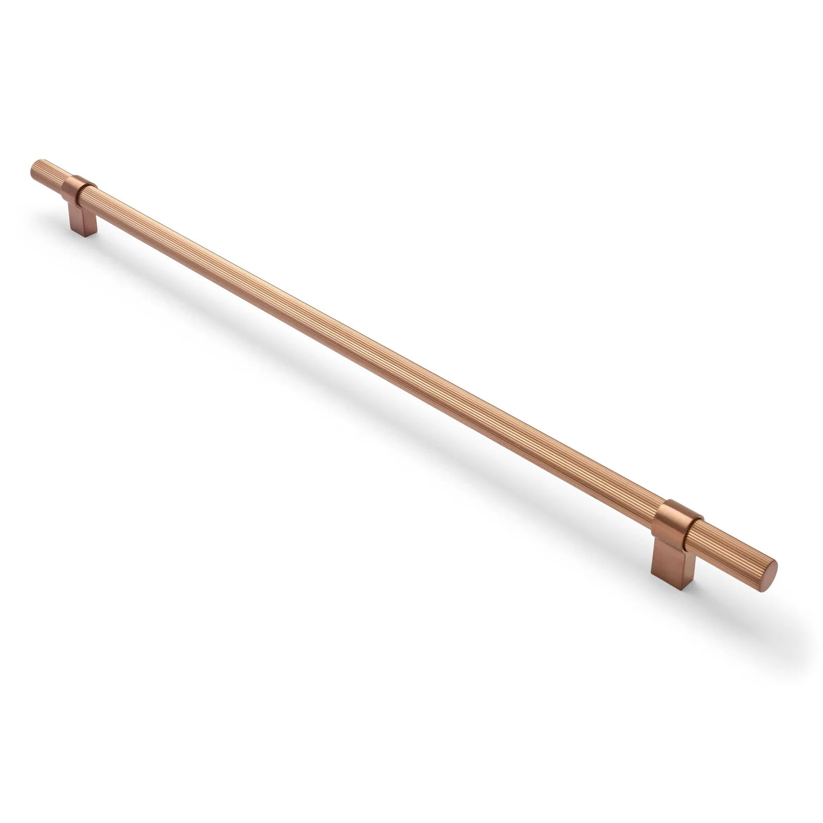 Brushed Copper PVD Fluted Pull - Cassandra - Manovella