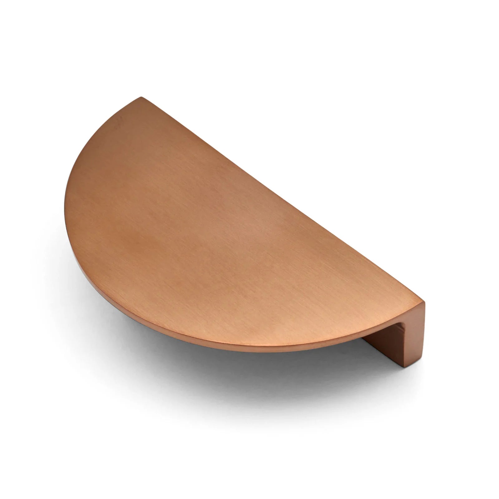 Brushed Copper PVD Half Moon Cabinet Pull - Iris - Manovella