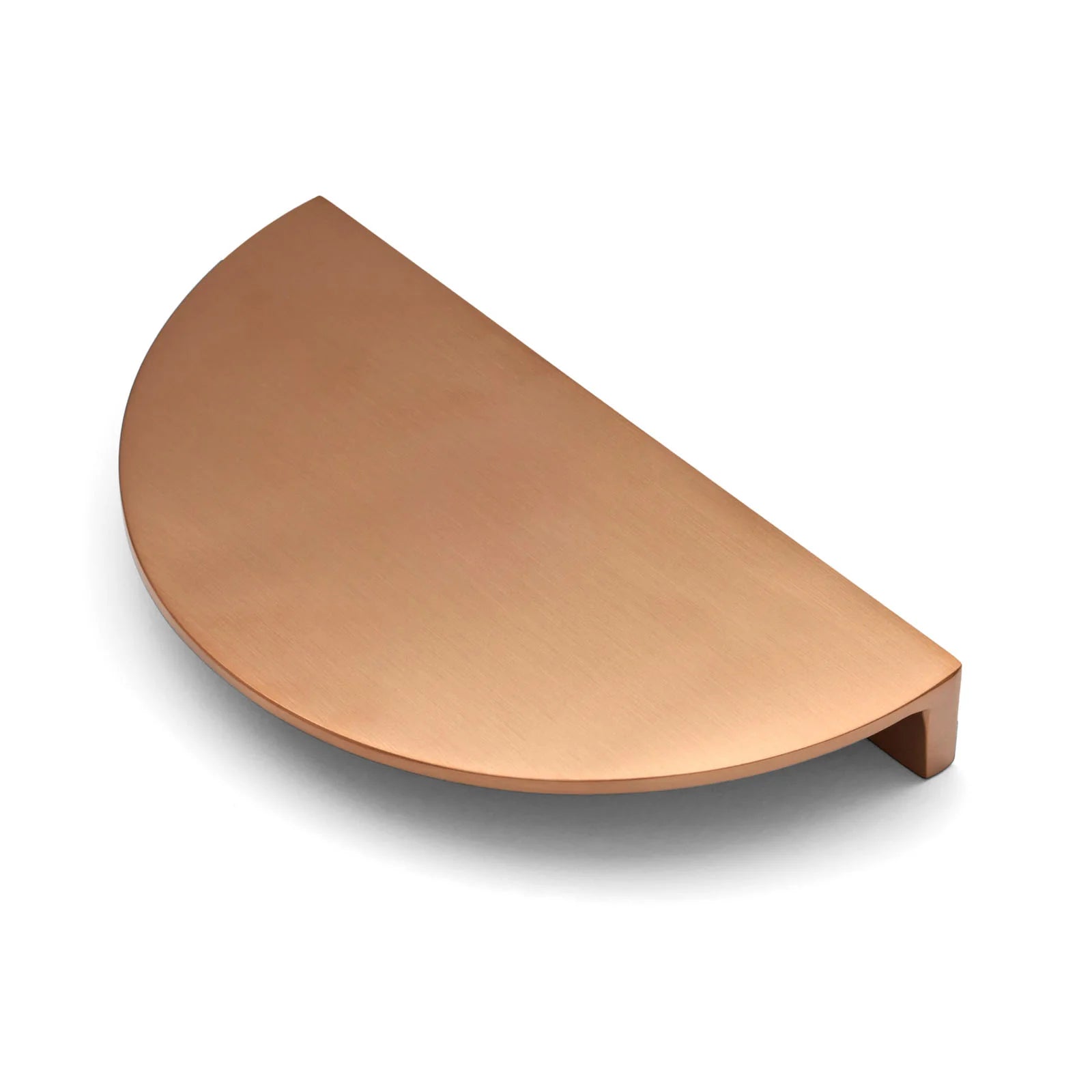 Brushed Copper PVD Half Moon Cabinet Pull - Iris - Manovella