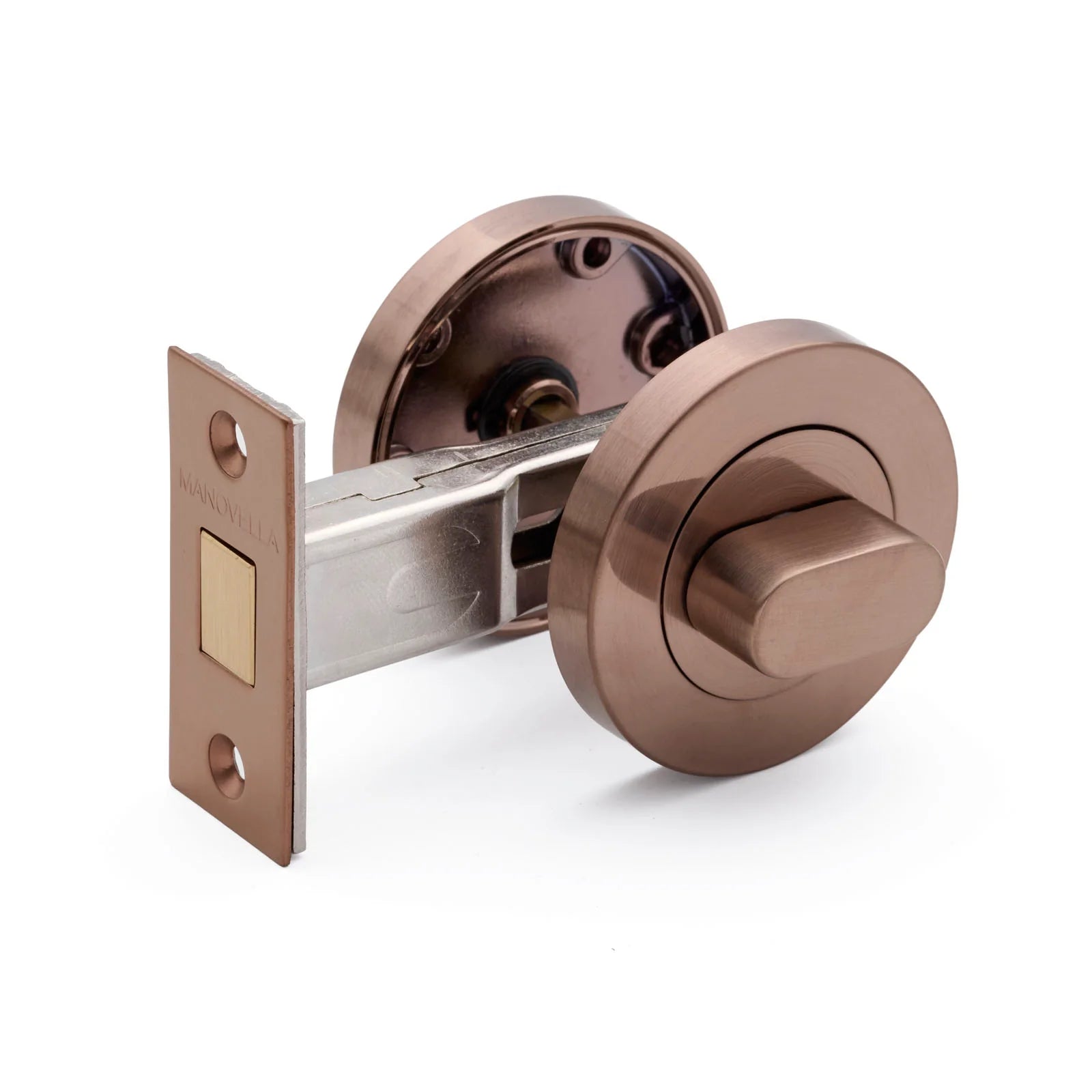 Brushed Copper Privacy Turn & Bolt - Manovella
