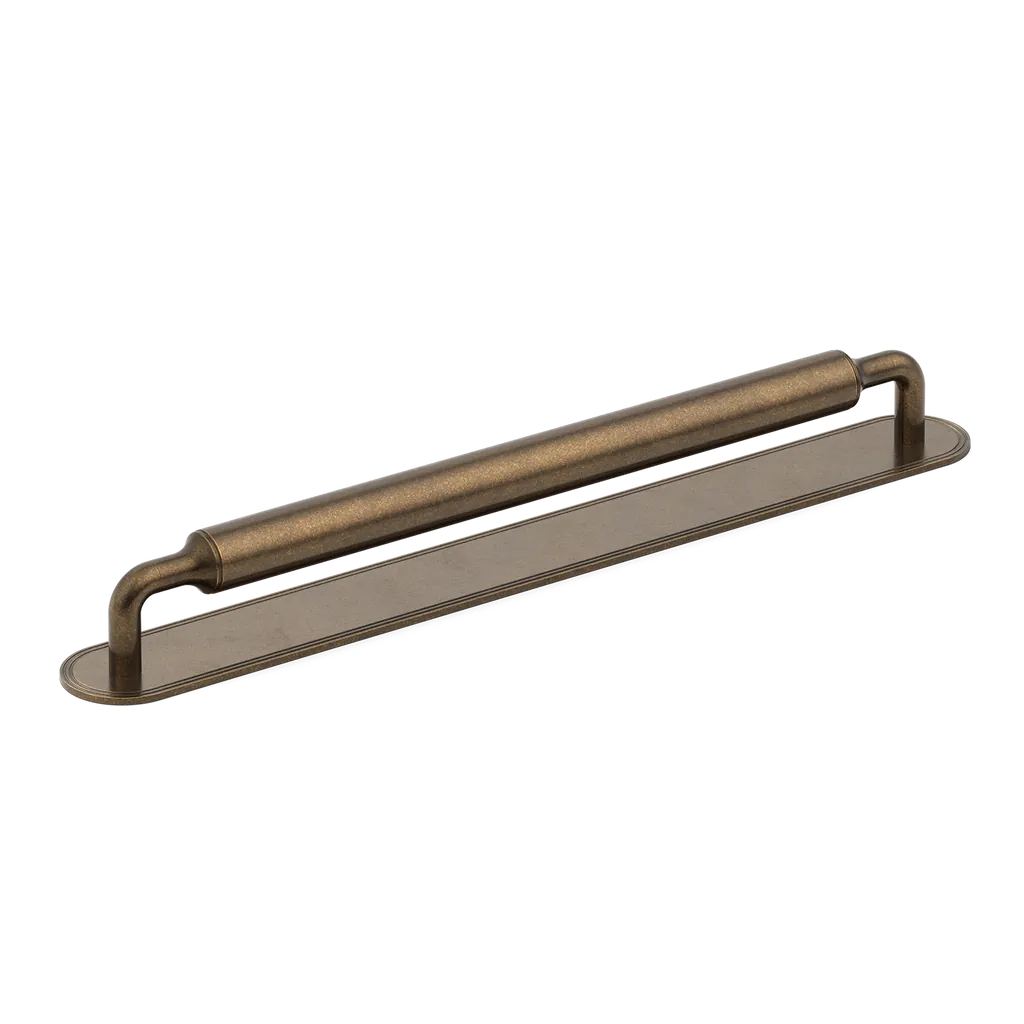 Barwick Plain Appliance Pull with Backplate By Armac Martin
