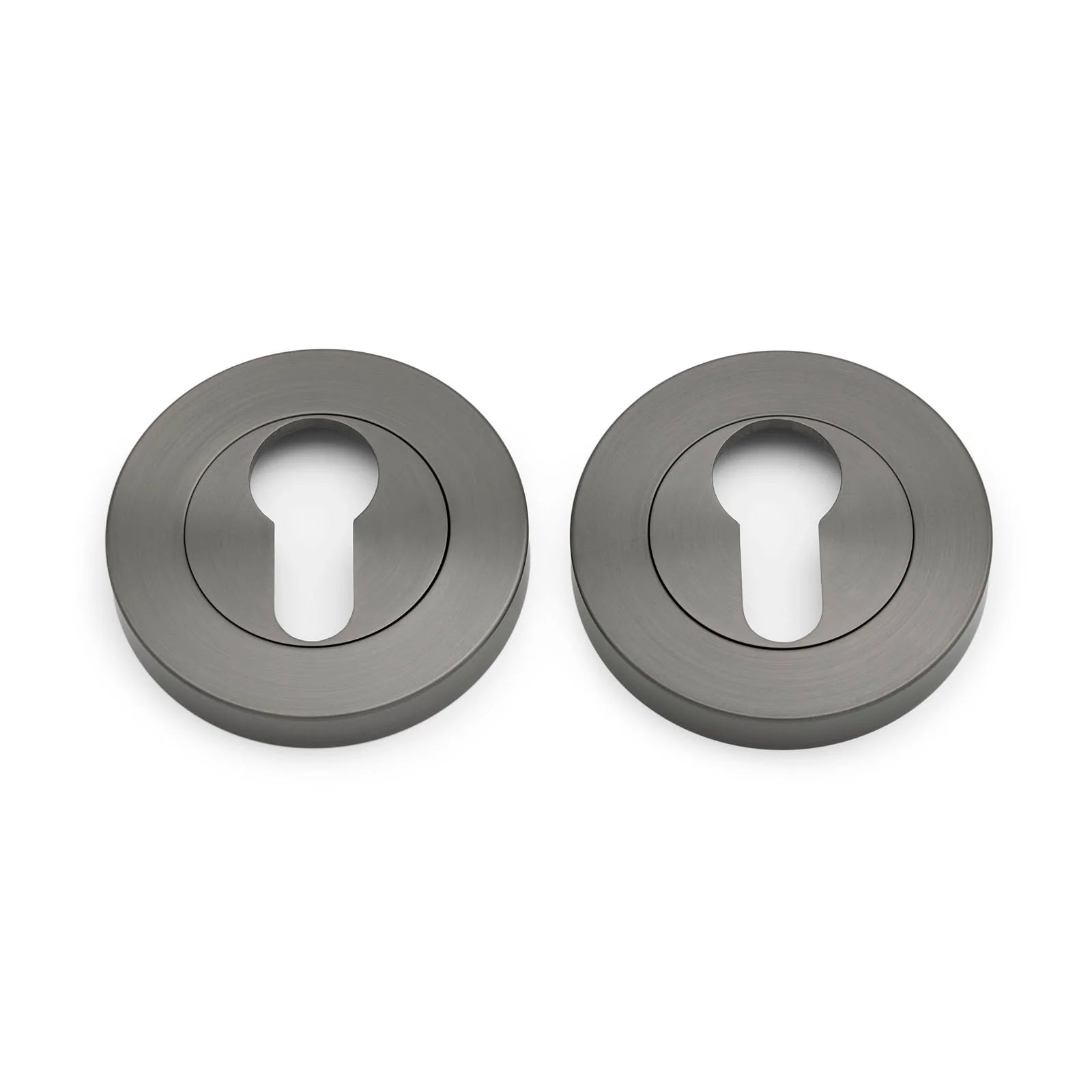 Gunmetal Euro Escutcheon (Pair) - Solid Brass - Manovella