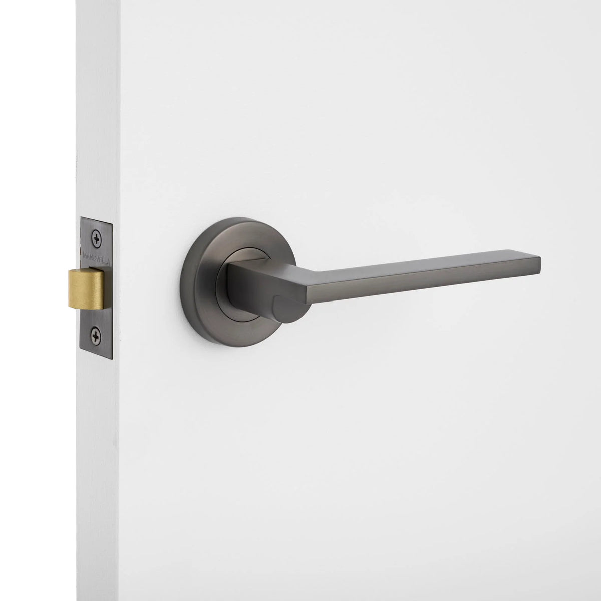 Gunmetal Passage Door Handle - Hamilton - Manovella