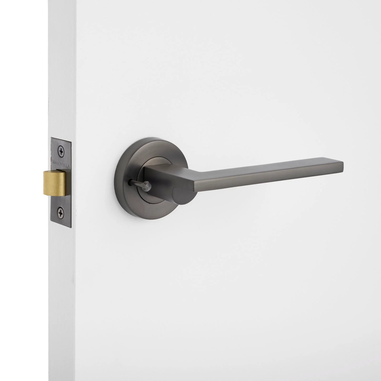 Gunmetal Privacy Door Handle - Hamilton - Manovella