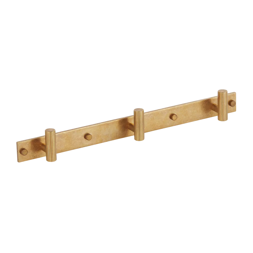 MIX Straight Knurled Wall Hook Rack By Armac Martin