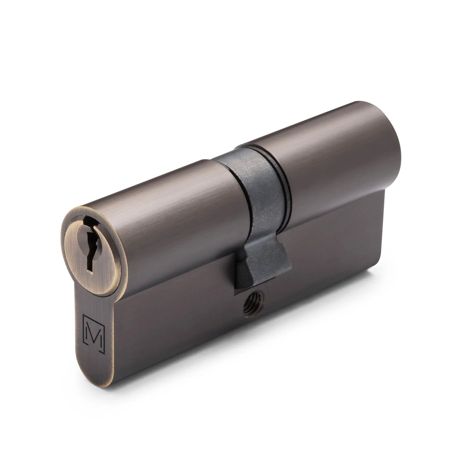 Aged Brass High Security Dual Function 5 Pin Euro Cylinder - Manovella