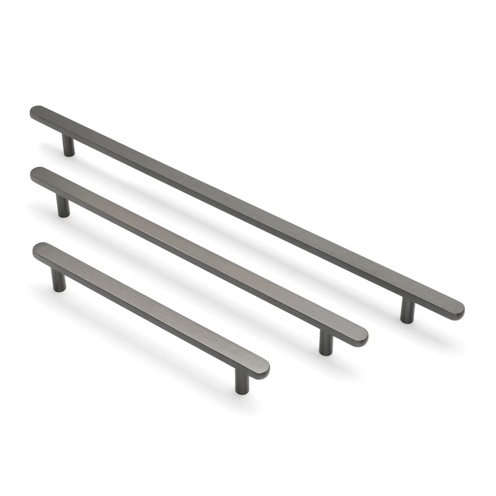 Gunmetal Oval Profile Back to Back Door Pull - Imogen - Manovella