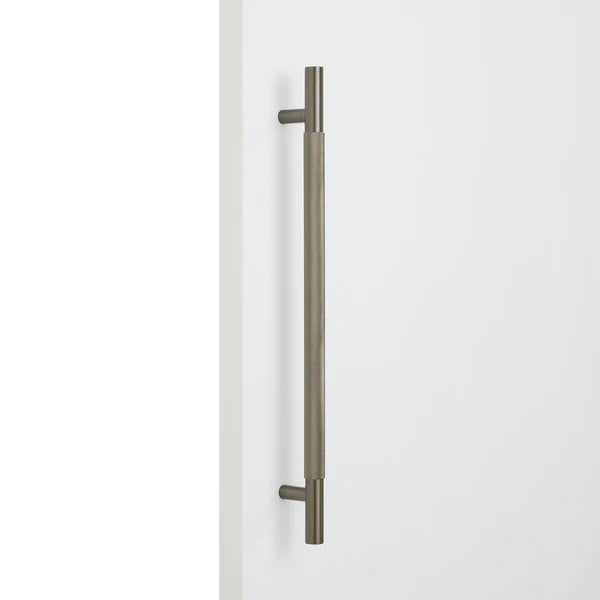 Gunmetal Knurled Appliance/Door Pull - Charmian - Manovella