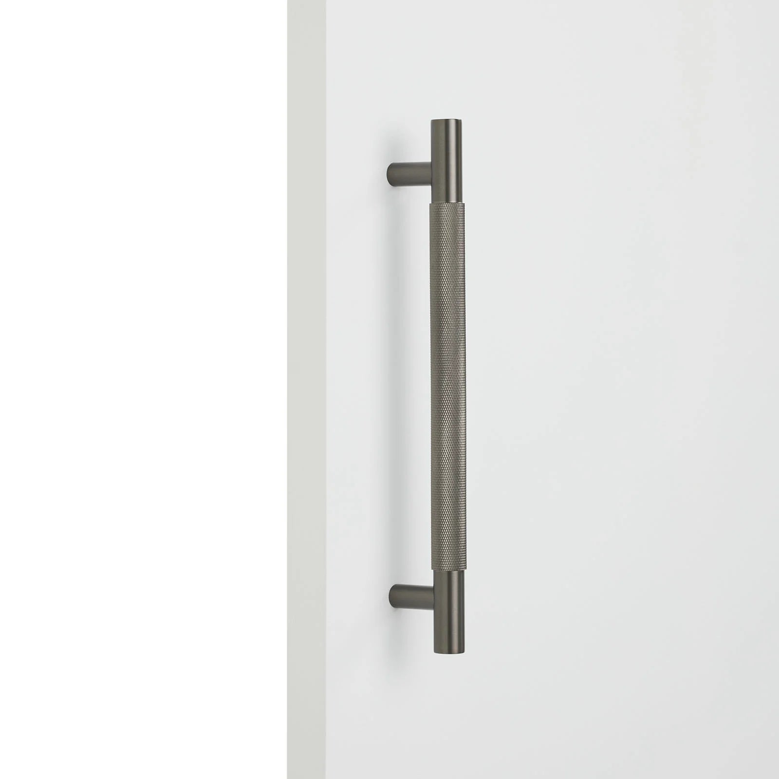 Gunmetal Knurled Appliance/Door Pull - Charmian - Manovella