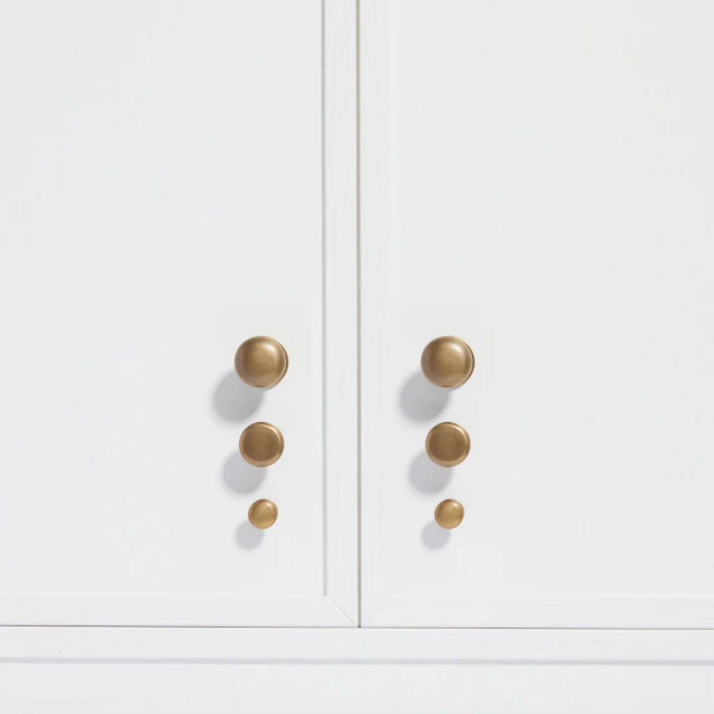 Kew Knob - Acid Washed Brass by Hepburn