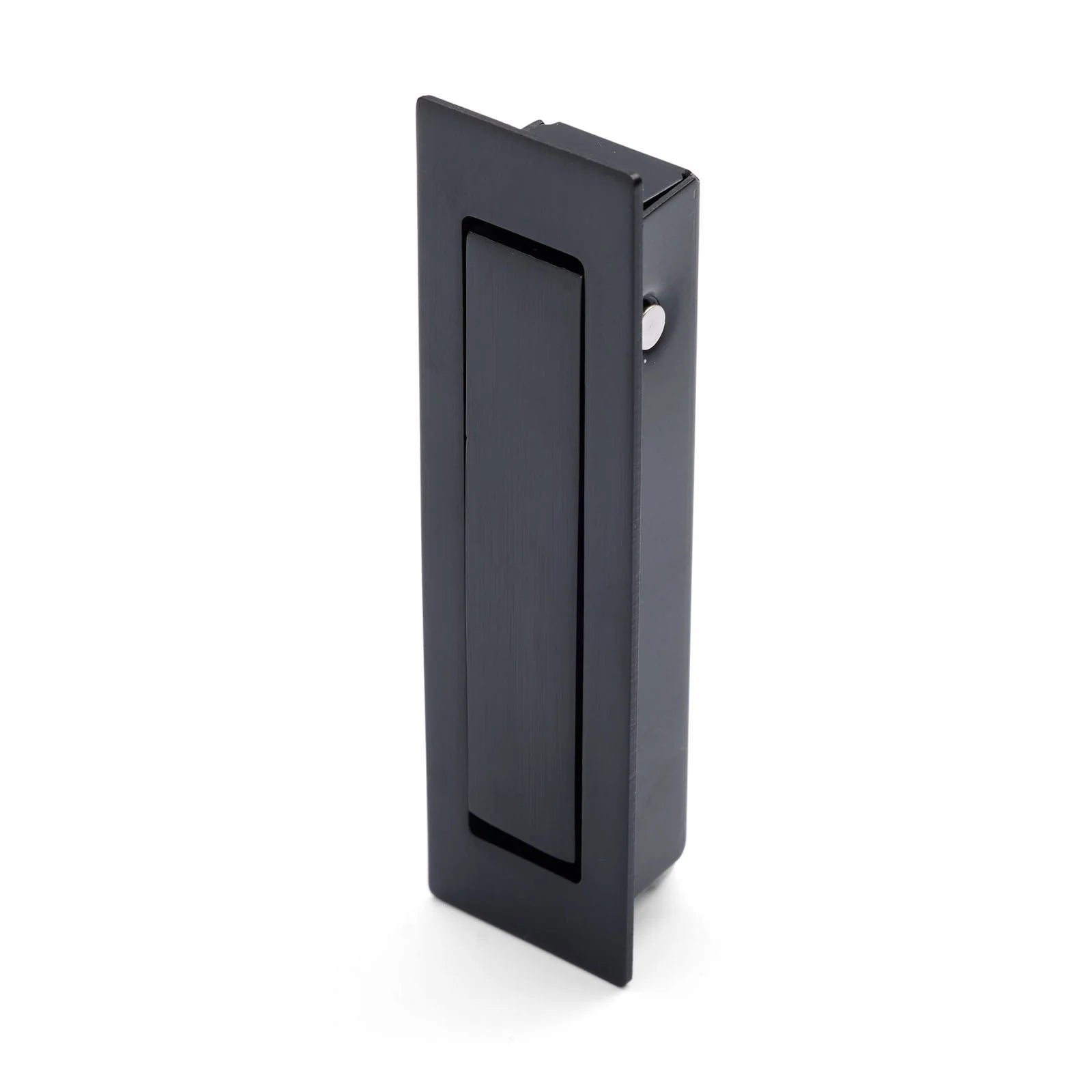 Matt Black Concealed Sliding Door Edge Pull - Manovella
