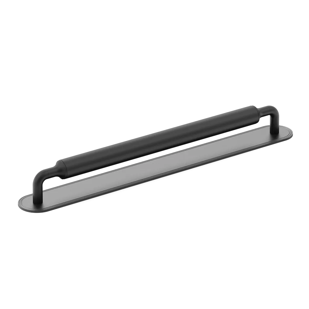 Barwick Plain Appliance Pull with Backplate By Armac Martin