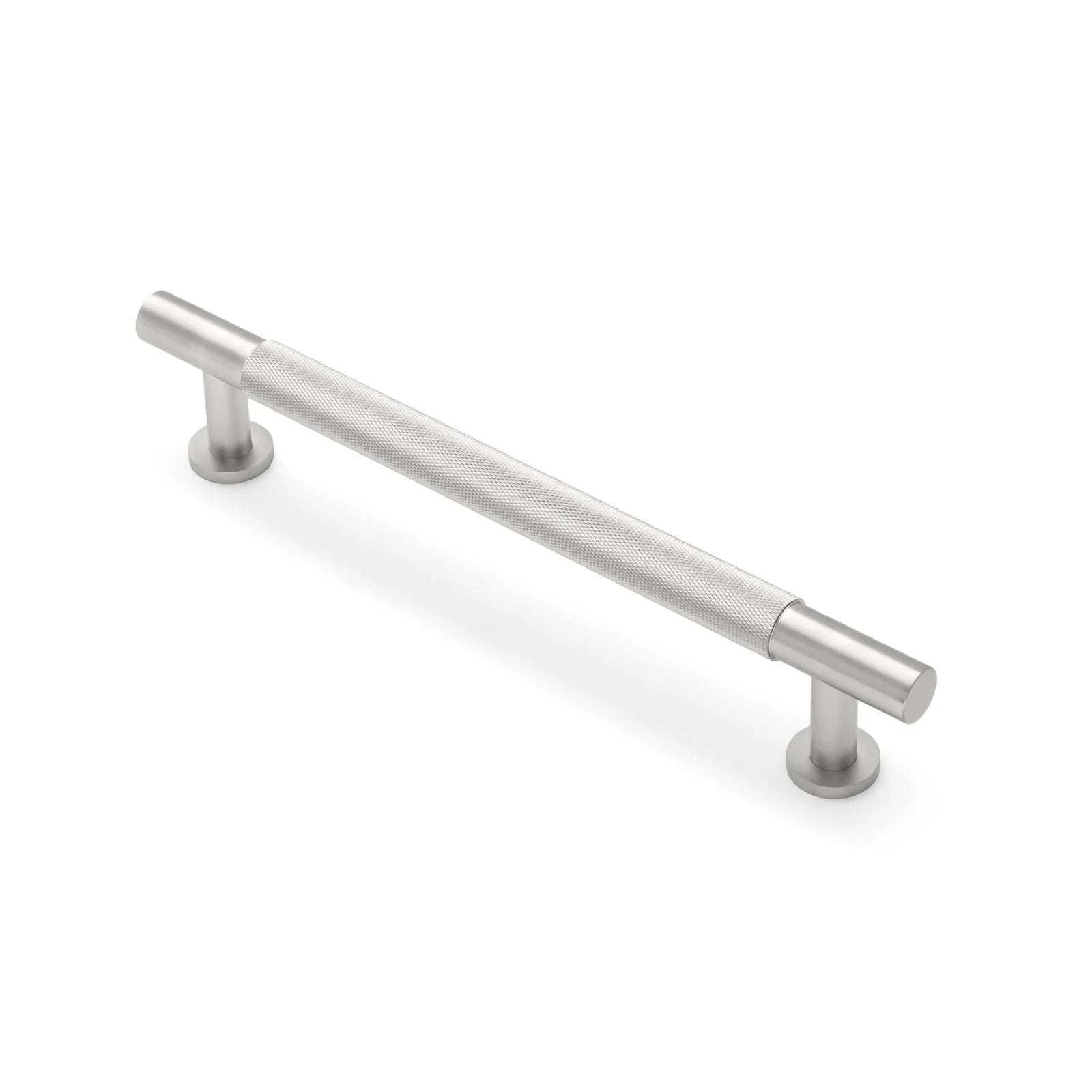 Brushed Nickel Knurled Appliance/Door Pull - Charmian - Manovella
