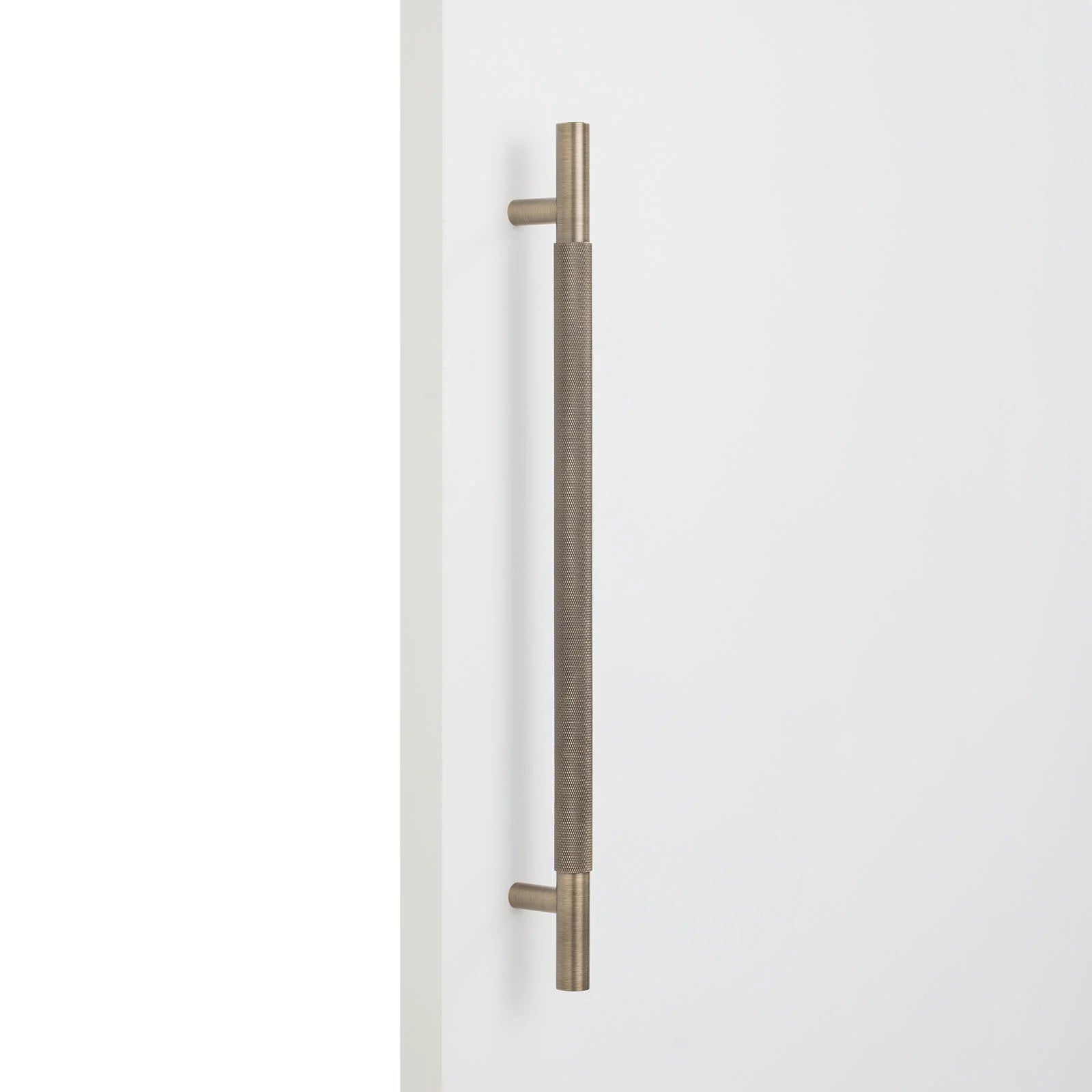 Aged Brass Knurled Appliance/Door Pull - Charmian - Manovella