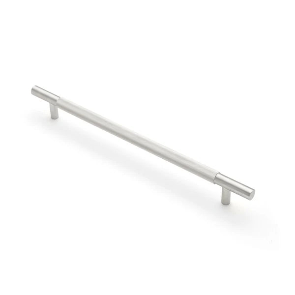 Brushed Nickel Knurled Appliance/Door Pull - Charmian - Manovella
