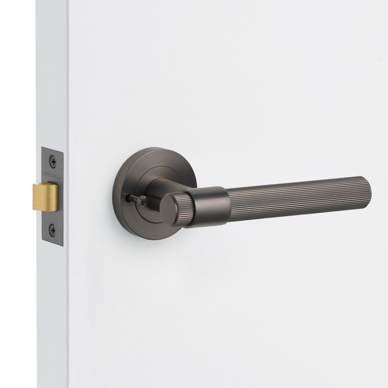 Gunmetal Privacy Door Handle - Rochester - Manovella