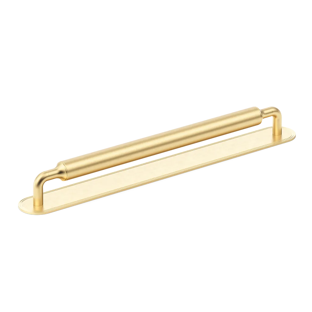 Barwick Plain Appliance Pull with Backplate By Armac Martin