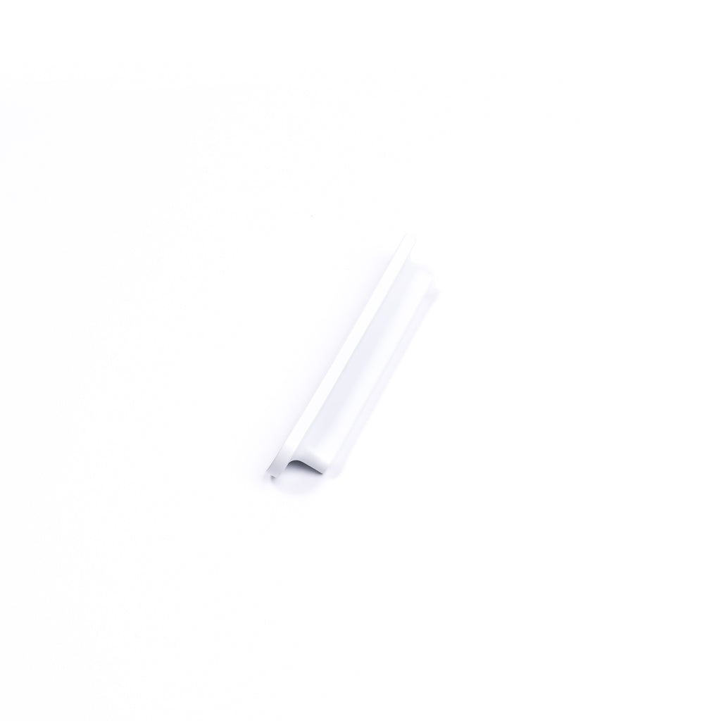 White Oval Profile Cabinet Pull - Imogen - Manovella