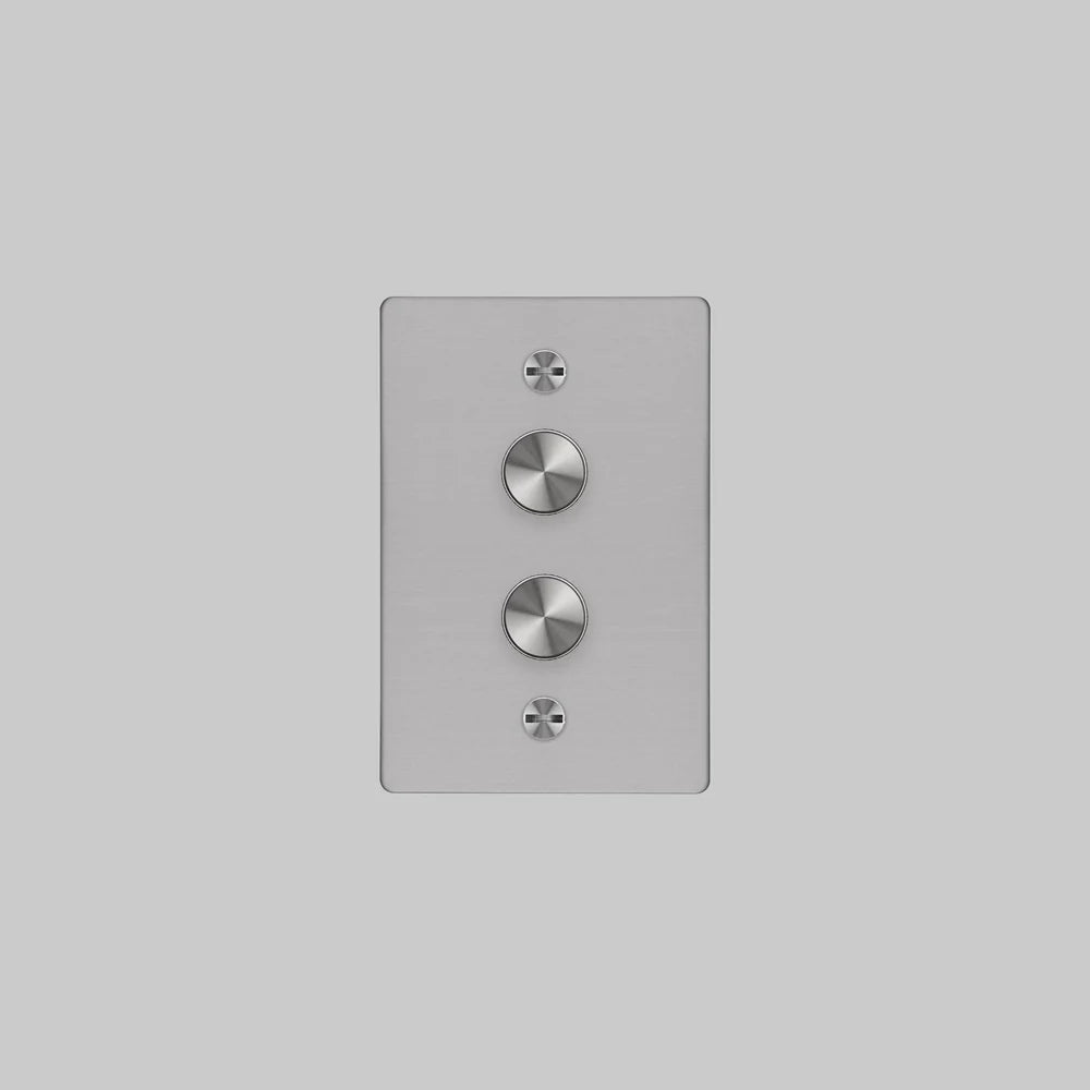 2G DIMMER / 2-WAY / 100W / VERTICAL / CROSS - Buster + Punch